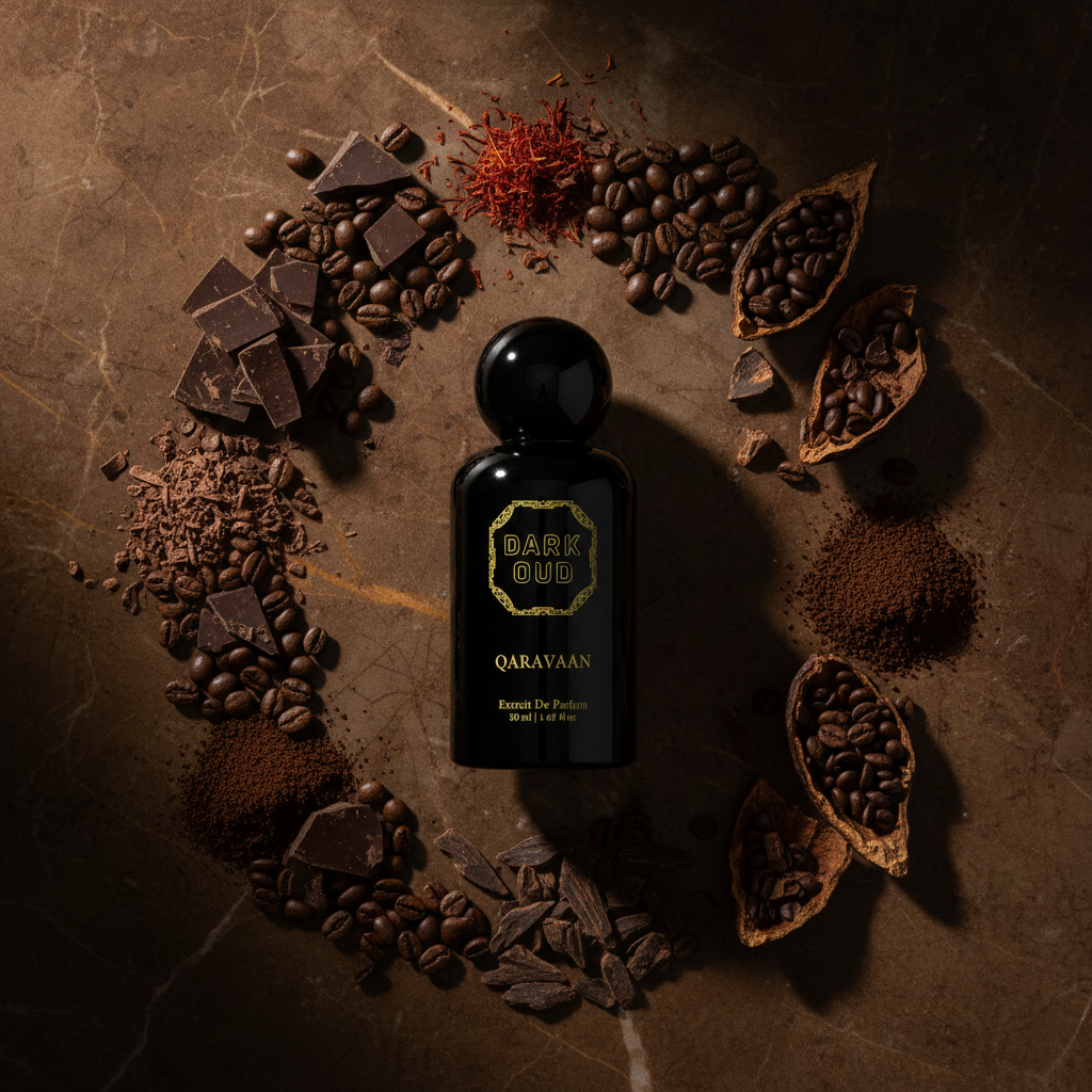 Dark Oud – SA MAVEEY Style Flat Lay